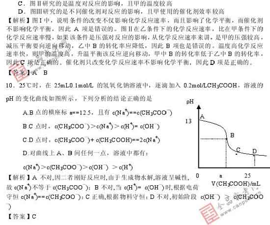 2008年高考最有可能考到的20题(化学)8