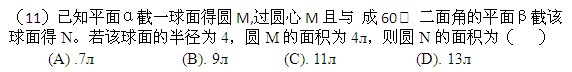 独家首发：2011高考数学（大纲全国卷）权威图文解析2