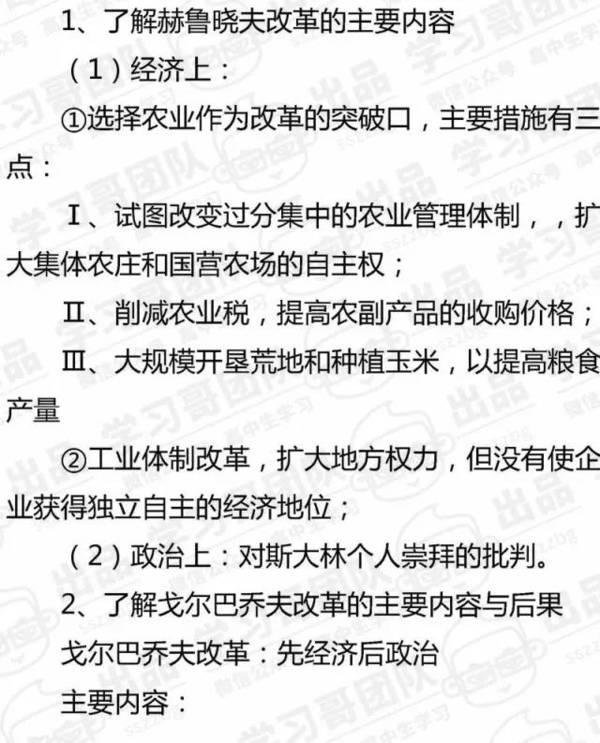 高中历史必修二知识点全汇总42