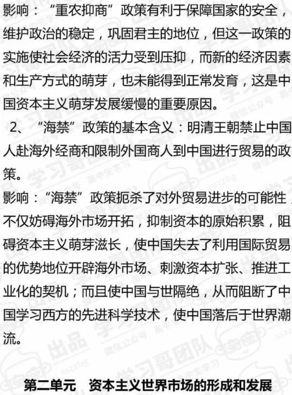 高中历史必修二知识点全汇总5