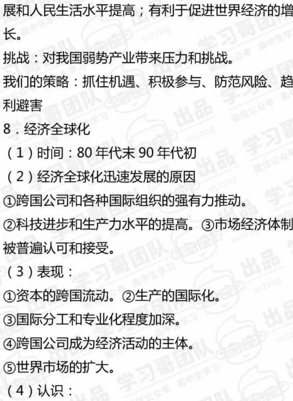 高中历史必修二知识点全汇总47