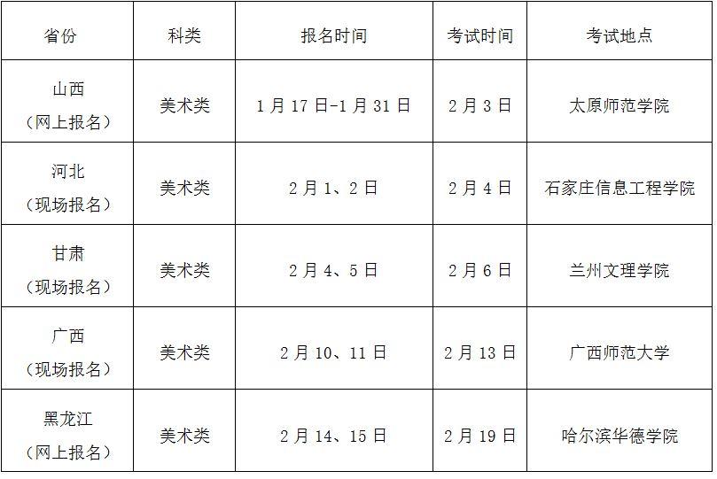 延安大学2017年艺术类校考专业招生简章1