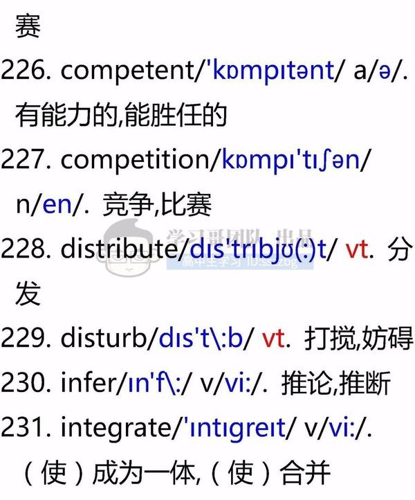 英语易混易错词汇全解析！47