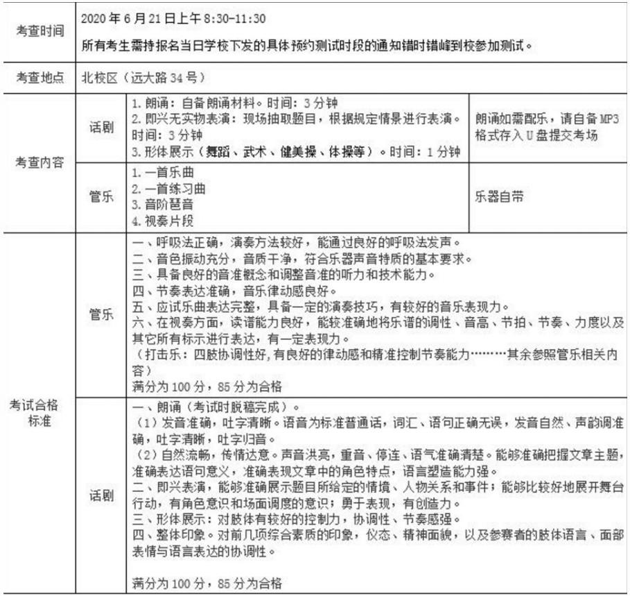 2020海淀区教师进修实验学校艺术特长生招生简章2